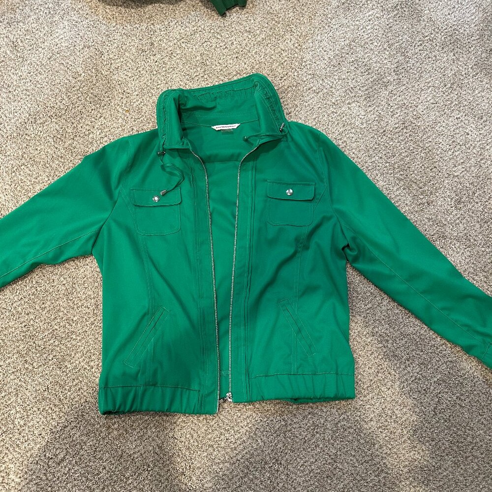 Allison Daley green lightweight jacket